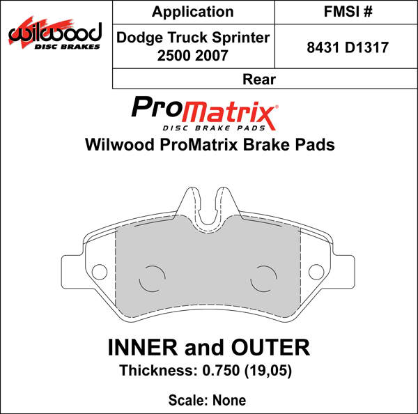 Pad Set, Promatrix, D1317